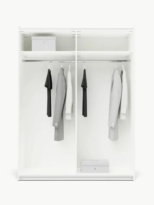 Modularer Schwebetürenschrank Simone, 150 cm Breite, mehrere Varianten