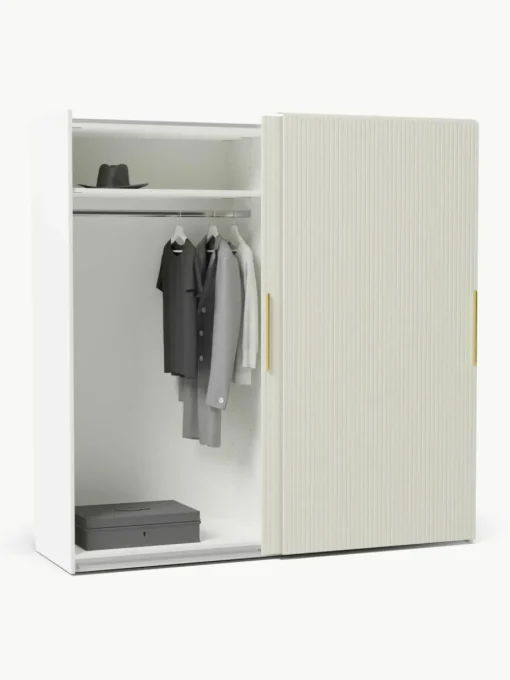 Modularer Schwebetürenschrank Simone, 200 cm Breite, mehrere Varianten