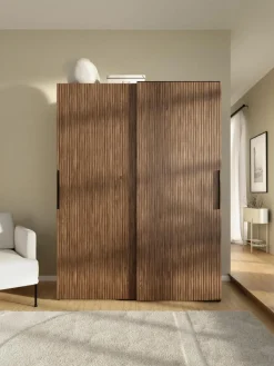 Modularer Schwebetürenschrank Simone, 150 cm Breite, mehrere Varianten