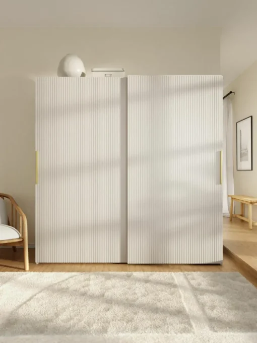 Modularer Schwebetürenschrank Simone, 200 cm Breite, mehrere Varianten