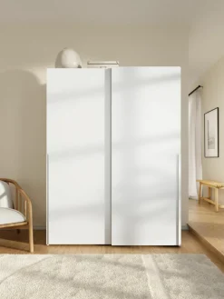 Modularer Schwebetürenschrank Leon, 150 cm Breite, mehrere Varianten