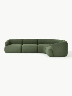 Modulares Bouclé-Ecksofa Sofia (4-Sitzer)