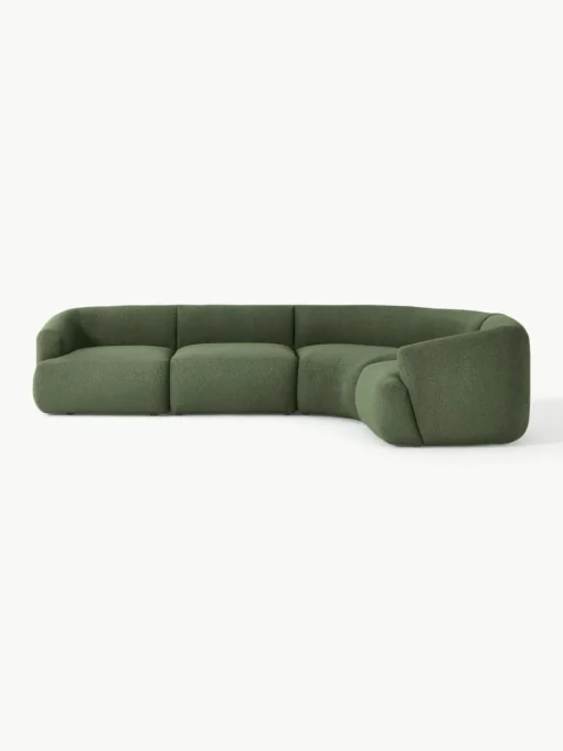 Modulares Bouclé-Ecksofa Sofia (4-Sitzer)