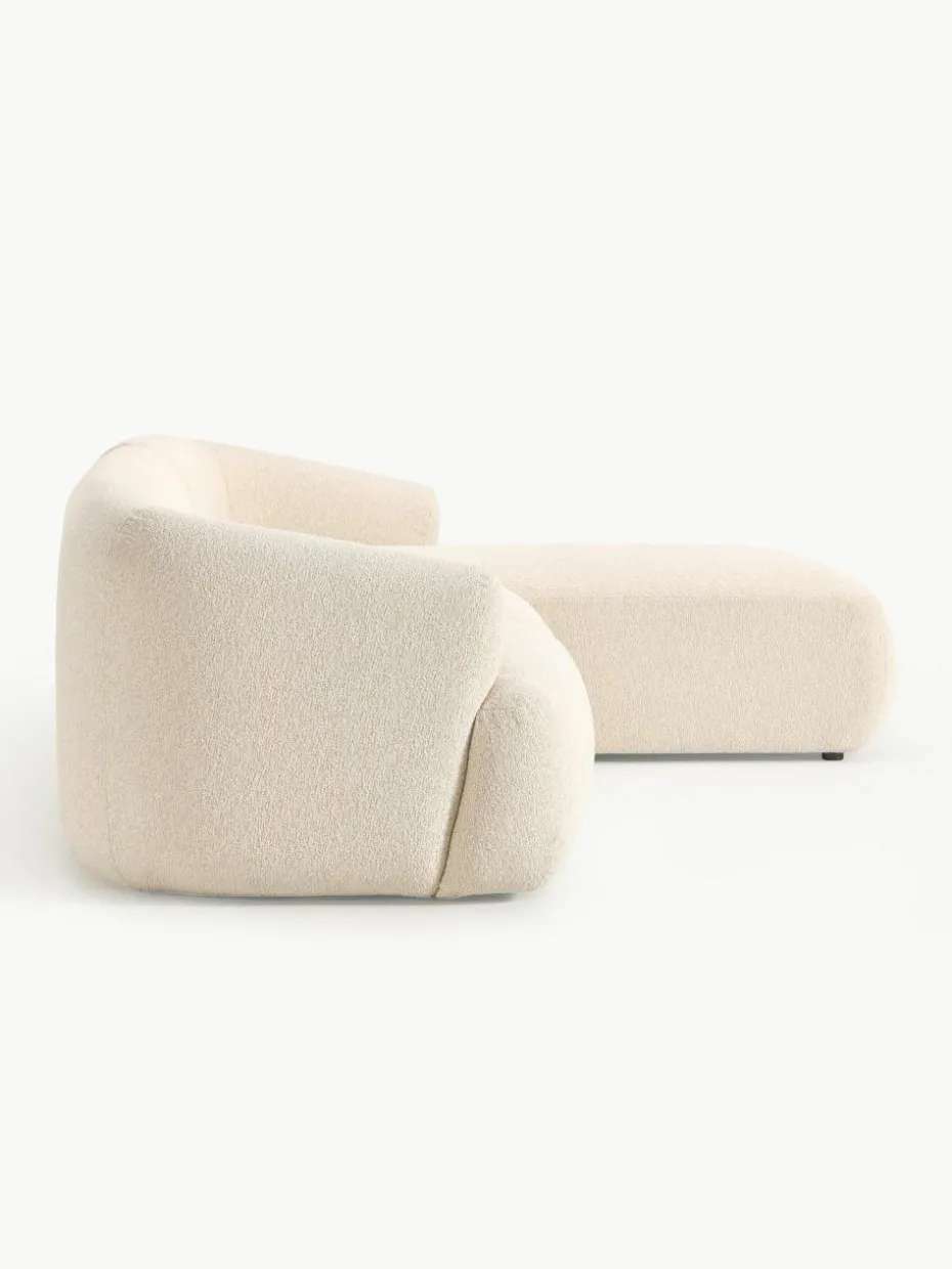 Modulares Bouclé-Ecksofa Sofia (3-Sitzer)