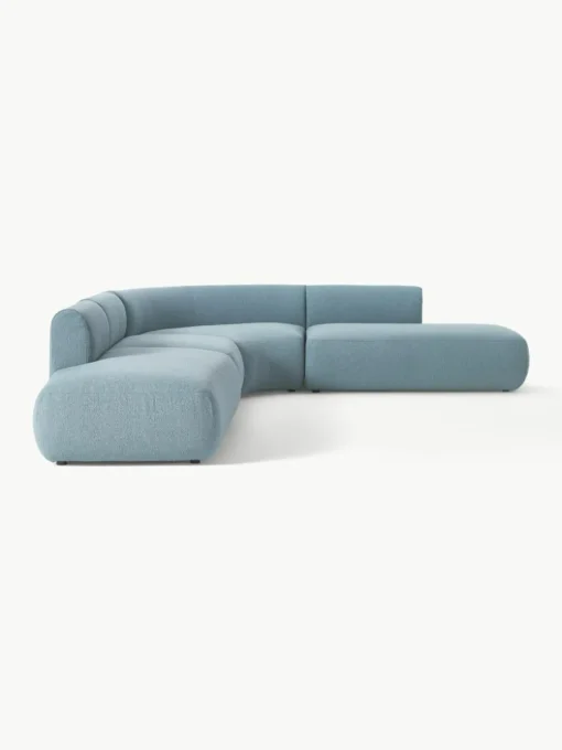 Modulares Bouclé-Ecksofa Sofia (4-Sitzer)
