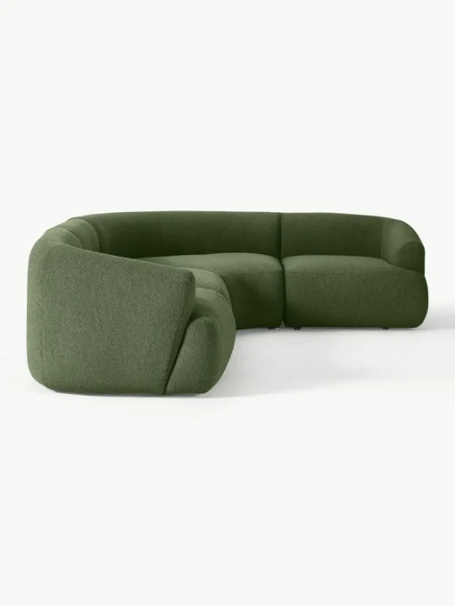 Modulares Bouclé-Ecksofa Sofia (4-Sitzer)