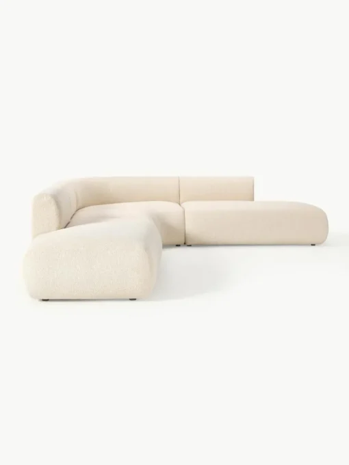 Modulares Bouclé-Ecksofa Sofia (4-Sitzer)