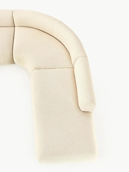 Modulares Bouclé-Ecksofa Sofia (4-Sitzer)
