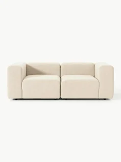 Modulares Bouclé-Sofa Lena (3-Sitzer)