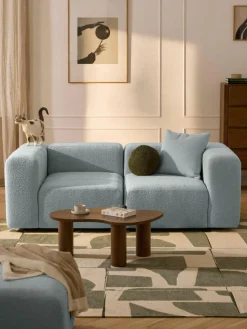 Modulares Bouclé-Sofa Lena (3-Sitzer)