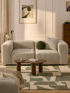 Modulares Bouclé-Sofa Lena (3-Sitzer)