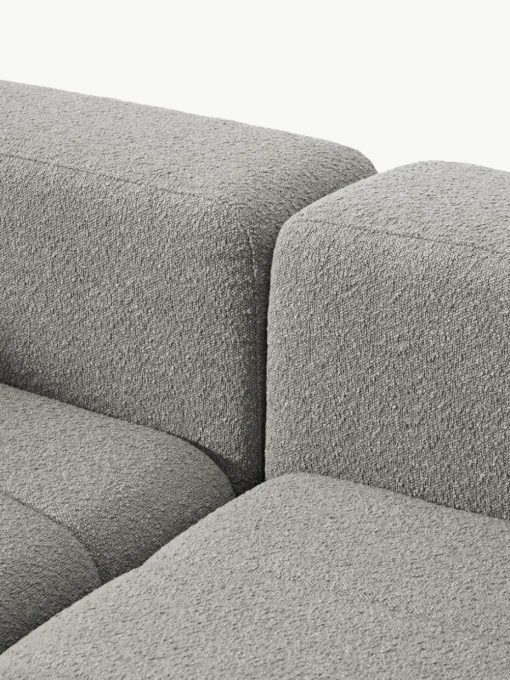 Modulares Bouclé-Sofa Lena (4-Sitzer)