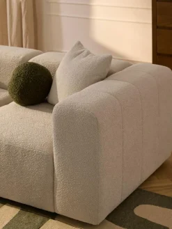 Modulares Bouclé-Sofa Lena (3-Sitzer)