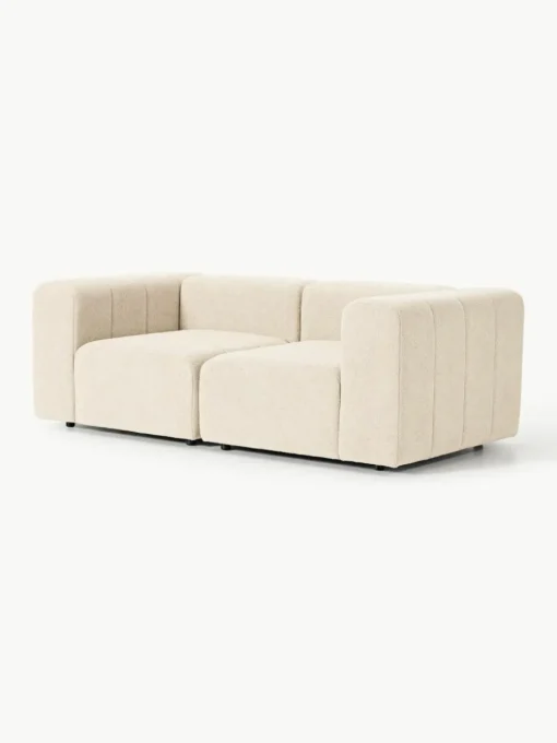 Modulares Bouclé-Sofa Lena (3-Sitzer)