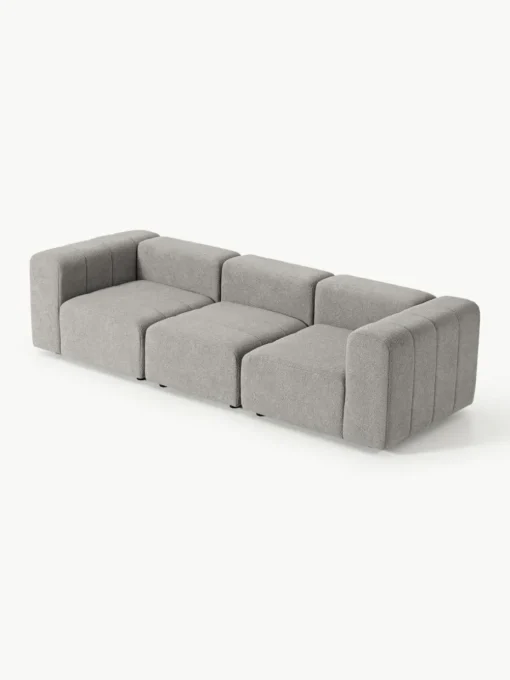 Modulares Bouclé-Sofa Lena (4-Sitzer)