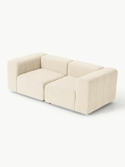 Modulares Bouclé-Sofa Lena (3-Sitzer)