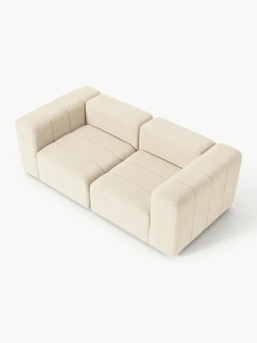 Modulares Bouclé-Sofa Lena (3-Sitzer)