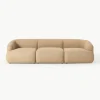 Modulares Bouclé-Sofa Sofia (3-Sitzer)