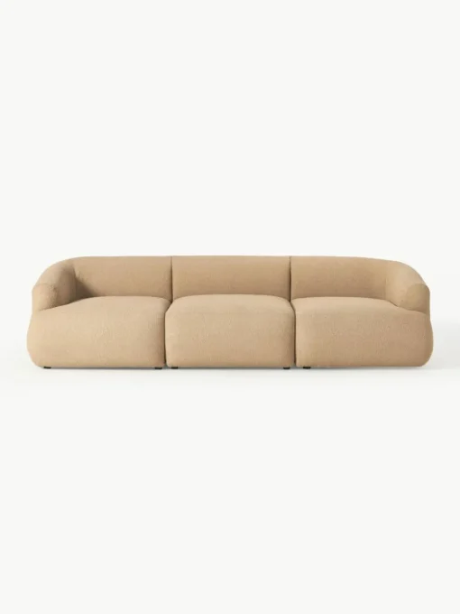 Modulares Bouclé-Sofa Sofia (3-Sitzer)