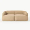 Modulares Bouclé-Sofa Sofia (2-Sitzer)