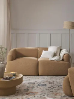Modulares Bouclé-Sofa Sofia (2-Sitzer)