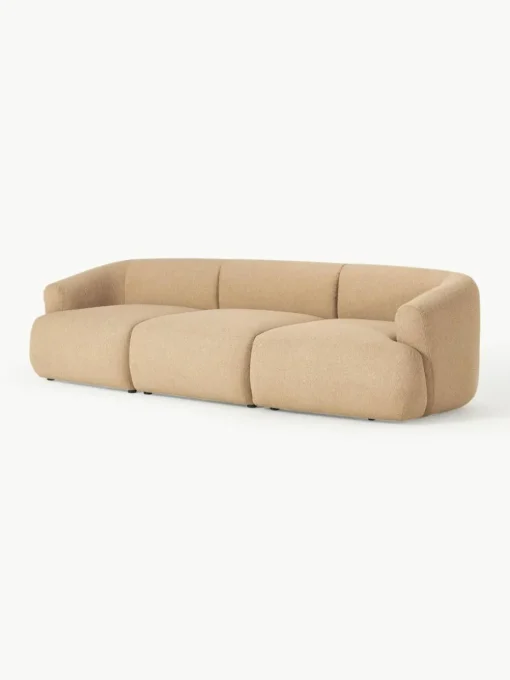 Modulares Bouclé-Sofa Sofia (3-Sitzer)