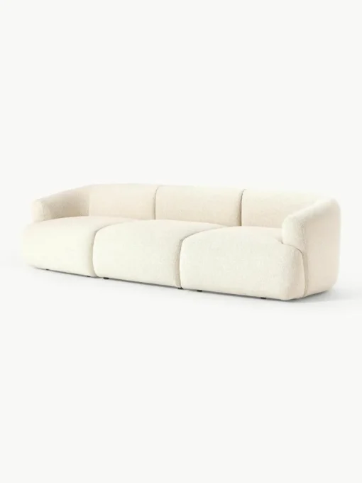Modulares Bouclé-Sofa Sofia (3-Sitzer)