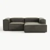 Modulares Ecksofa Lennon aus recyceltem Leder
