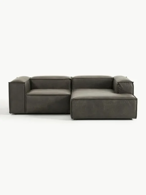 Modulares Ecksofa Lennon aus recyceltem Leder