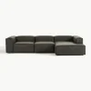 Modulares Ecksofa Lennon aus recyceltem Leder