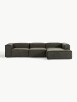 Modulares Ecksofa Lennon aus recyceltem Leder