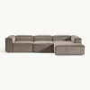 Modulares Ecksofa Lennon aus Cord