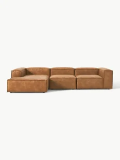 Modulares Ecksofa Lennon aus recyceltem Leder