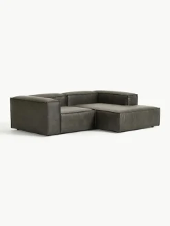Modulares Ecksofa Lennon aus recyceltem Leder