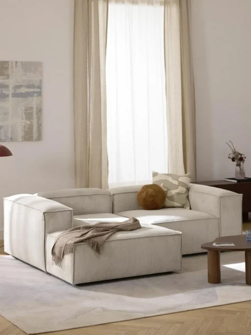 Modulares Ecksofa Lennon aus Cord