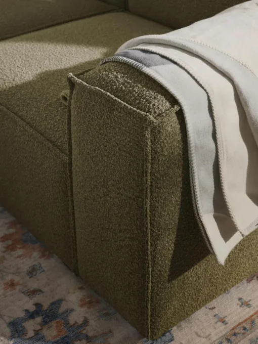 Modulares Ecksofa Lennon aus Bouclé