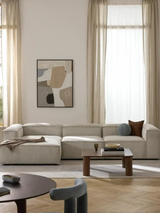 Modulares Ecksofa Lennon aus Cord