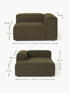 Modulares Ecksofa Lennon aus Bouclé