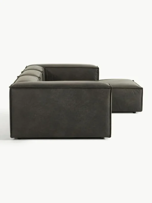 Modulares Ecksofa Lennon aus recyceltem Leder
