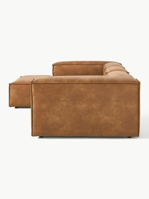 Modulares Ecksofa Lennon aus recyceltem Leder