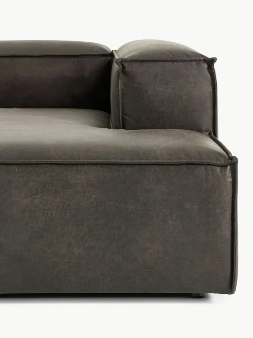 Modulares Ecksofa Lennon aus recyceltem Leder