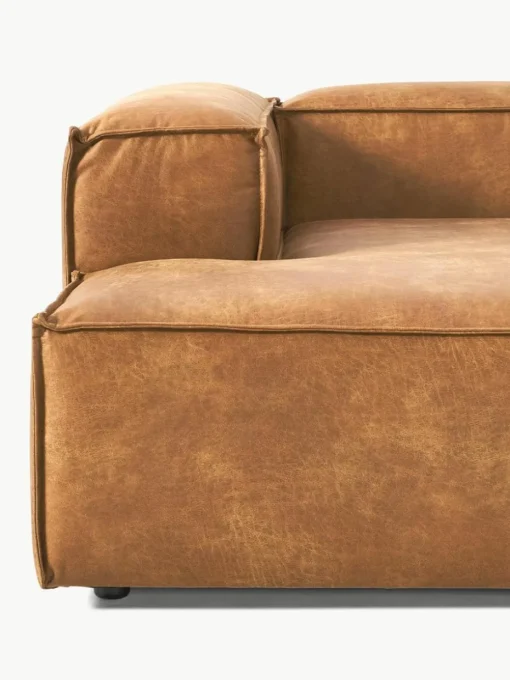 Modulares Ecksofa Lennon aus recyceltem Leder