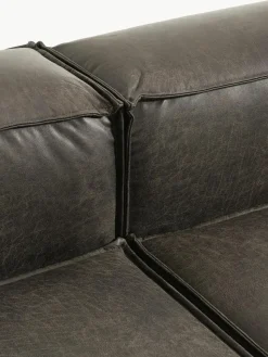 Modulares Ecksofa Lennon aus recyceltem Leder