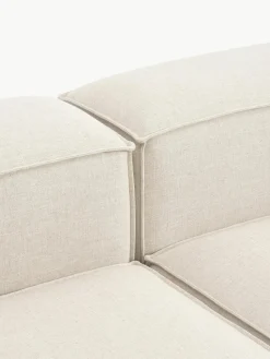 Modulares Ecksofa Lennon aus Leinen-Mix