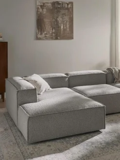 Modulares Ecksofa Lennon aus Bouclé