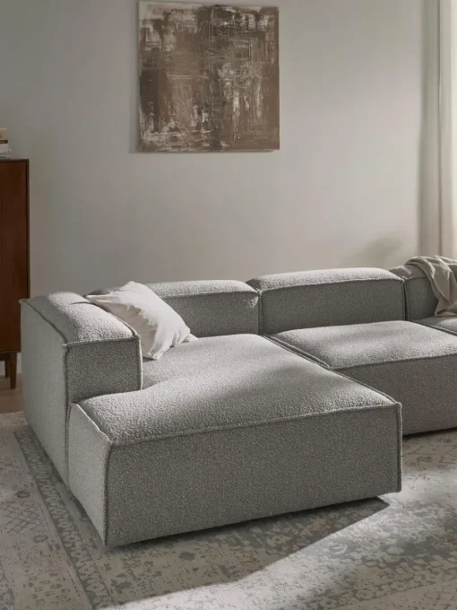 Modulares Ecksofa Lennon aus Bouclé