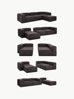 Modulares Ecksofa Lennon aus recyceltem Leder