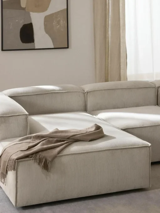 Modulares Ecksofa Lennon aus Cord