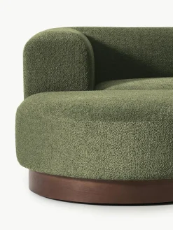 Modulares Ecksofa Natalie aus Teddy-Bouclé