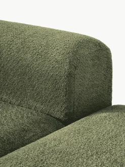 Modulares Ecksofa Natalie aus Teddy-Bouclé
